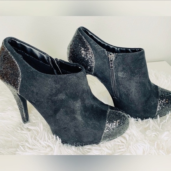 RAMPAGE Stiletto Short Boots Black - Picture 1 of 7
